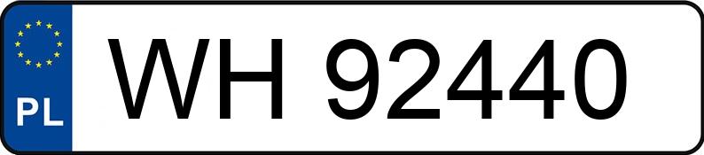 Numer rejestracyjny WH 92440 posiada KIA ProCeed GT MR`19 E6 ProCeed GT MR`19 E6 - WH92440