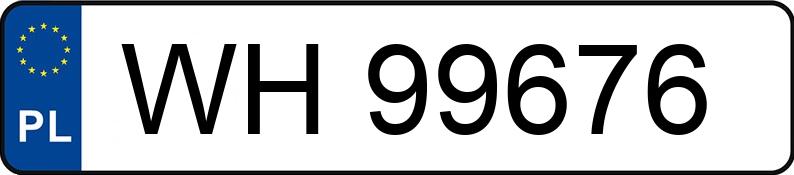 Numer rejestracyjny WH 99676 posiada SKODA FABIA - WH99676