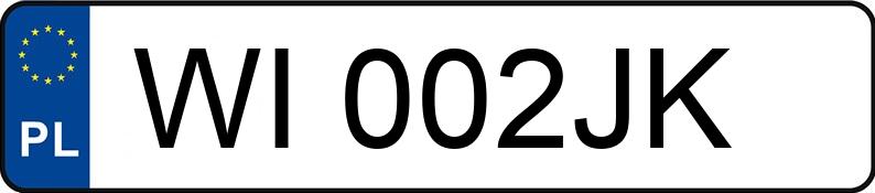 Numer rejestracyjny WI 002JK posiada OPEL CORSA-E - WI002JK Numer rejestracyjny WI 002JK posiada OPEL CORSA-E - WI002JK