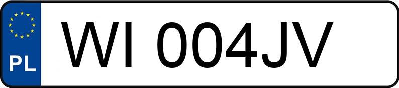 Numer rejestracyjny WI 004JV posiada AUDI A4 - WI004JV Numer rejestracyjny WI 004JV posiada AUDI A4 - WI004JV