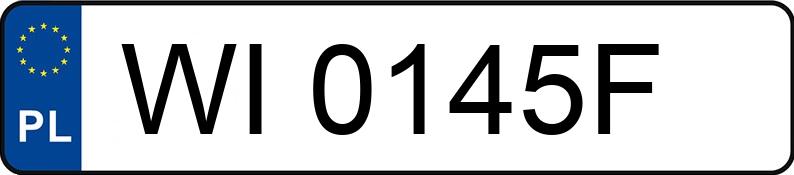 Numer rejestracyjny WI 0145F posiada MAZDA RX-8 1.3 MR`03 E3 Renesis - WI0145F