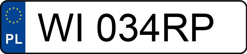 Реєстраційний номер WI 034RP має CITROEN C4 1.2 mHEV MR`20 E6.3/4 You - WI034RP