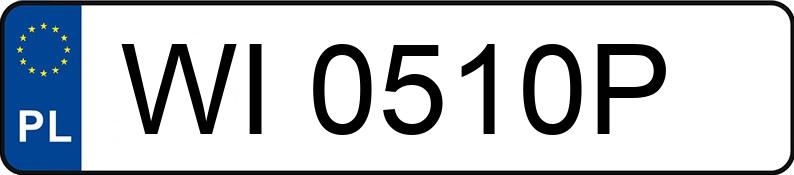 Numer rejestracyjny WI 0510P posiada CITROEN BERLINGO 1.6HDI90 - WI0510P