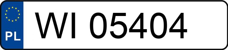 Registreringsnummeret WI 05404 har SUZUKI Wagon R+ 1.3 MR`00 E3 GL Aut. - WI05404