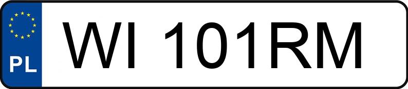 Numer rejestracyjny WI 101RM posiada ASTON MARTIN V12 Vantage 5.9 48V MR`09 E5 V12 Vantage 5.9 48V MR`09 E5 - WI101RM
