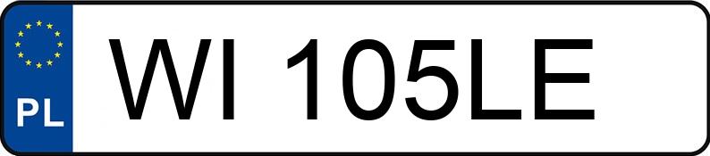 Numer rejestracyjny WI 105LE posiada VOLKSWAGEN ARTEON - WI105LE