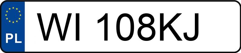 Numer rejestracyjny WI 108KJ posiada SKODA OCTAVIA 5E - WI108KJ