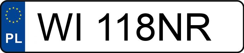 Numer rejestracyjny WI 118NR posiada TOYOTA Corolla 1.8 Hybrid MR`23 E6d Comfort+Tech e-CVT - WI118NR Numer rejestracyjny WI 118NR posiada TOYOTA Corolla 1.8 Hybrid MR`23 E6d Comfort+Tech e-CVT - WI118NR