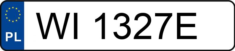 Numer rejestracyjny WI 1327E posiada OPEL CORSA-C - WI1327E