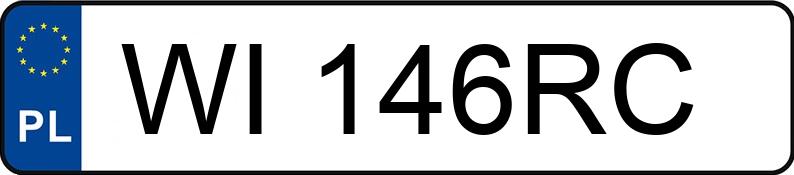 Numer rejestracyjny WI 146RC posiada LAND ROVER RANGE ROVER VELAR - WI146RC