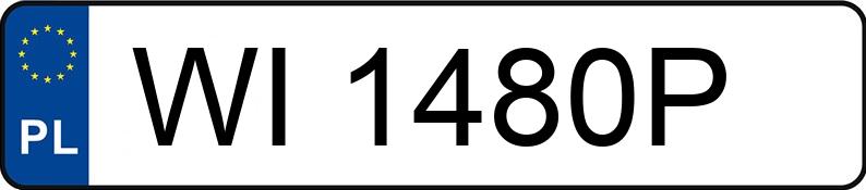 Numer rejestracyjny WI 1480P posiada FIAT DOBLO - WI1480P Numer rejestracyjny WI 1480P posiada FIAT DOBLO - WI1480P