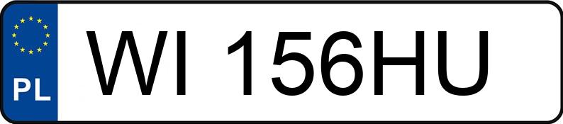 Numer rejestracyjny WI 156HU posiada FORD TRANSIT FCD - WI156HU