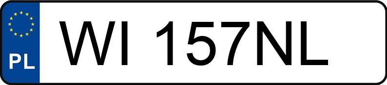Numer rejestracyjny WI 157NL posiada FSO-WARSZAWA POLONEZ - WI157NL Numer rejestracyjny WI 157NL posiada FSO-WARSZAWA POLONEZ - WI157NL