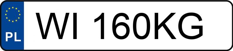 Numer rejestracyjny WI 160KG posiada SEAT ATECA - WI160KG