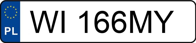 Numer rejestracyjny WI 166MY posiada AUDI Q3 SPORTBACK - WI166MY Numer rejestracyjny WI 166MY posiada AUDI Q3 SPORTBACK - WI166MY