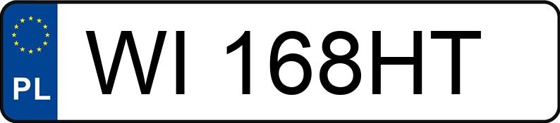 Numer rejestracyjny WI 168HT posiada SKODA RAPID - WI168HT