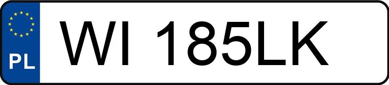 El número de registro WI 185LK tiene SKODA SCALA NW - WI185LK El número de registro WI 185LK tiene SKODA SCALA NW - WI185LK