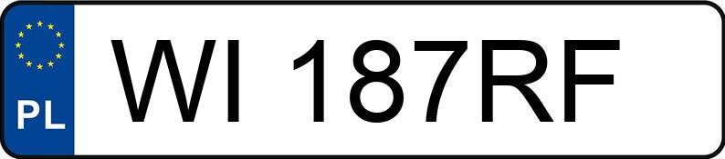 Numer rejestracyjny WI 187RF posiada VOLKSWAGEN Golf VIII Variant 1.5 TSI MR`24 E6EA R-Line - WI187RF