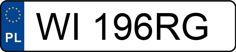 Registreringsnummeret WI 196RG har AUDI A6 45 TFSI MR`23 E6d C8 S line S tronic - WI196RG