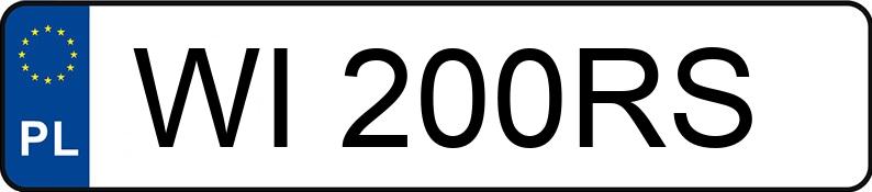 Numer rejestracyjny WI 200RS posiada PORSCHE Macan III 2.0 MR`21 E6d Macan III 2.0 MR`21 E6d - WI200RS