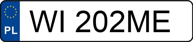 Numer rejestracyjny WI 202ME posiada BMW 520D XDRIVE - WI202ME