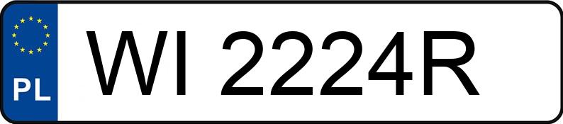 Numer rejestracyjny WI 2224R posiada SKODA Superb II 1.9 TDI MR`08 E4 Ambition - WI2224R