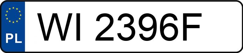 Numer rejestracyjny WI 2396F posiada FORD FUSION - WI2396F