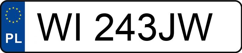 Numer rejestracyjny WI 243JW posiada OPEL CORSA-C - WI243JW