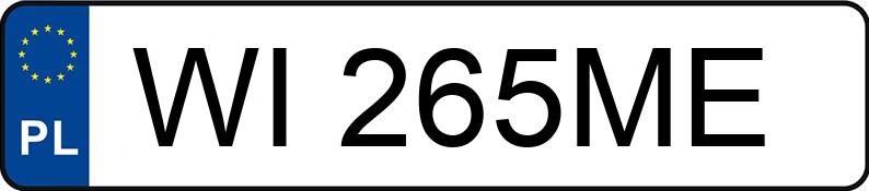 Numer rejestracyjny WI 265ME posiada SEAT Ibiza 1.0 EcoTSI MR`21 E6d Style - WI265ME