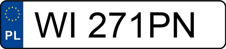 Numer rejestracyjny WI 271PN posiada VOLKSWAGEN TIGUAN - WI271PN