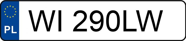 Numer rejestracyjny WI 290LW posiada FORD MUSTANG - WI290LW Numer rejestracyjny WI 290LW posiada FORD MUSTANG - WI290LW