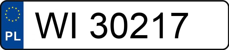 Numer rejestracyjny WI 30217 posiada WARTBURG 1.3 - WI30217 Numer rejestracyjny WI 30217 posiada WARTBURG 1.3 - WI30217