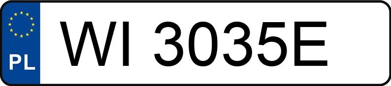 Numer rejestracyjny WI 3035E posiada BMW 325 XI - WI3035E Numer rejestracyjny WI 3035E posiada BMW 325 XI - WI3035E