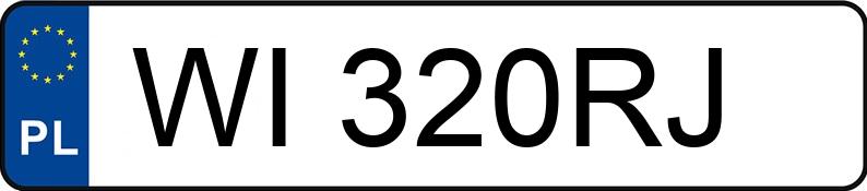 Numer rejestracyjny WI 320RJ posiada BMW 320i MR`22 E6d/e G20 xDrive Steptronic - WI320RJ Numer rejestracyjny WI 320RJ posiada BMW 320i MR`22 E6d/e G20 xDrive Steptronic - WI320RJ