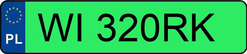 Numer rejestracyjny WI 320RK posiada TESLA Model 3 MR`24 Standard Range 58kWh CVT - WI320RK Numer rejestracyjny WI 320RK posiada TESLA Model 3 MR`24 Standard Range 58kWh CVT - WI320RK