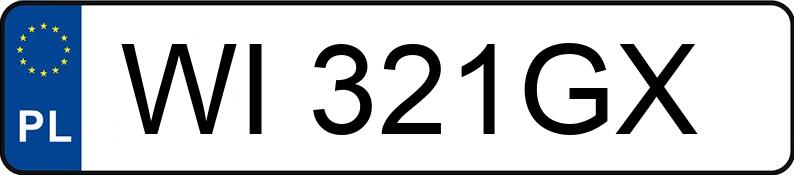 Numer rejestracyjny WI 321GX posiada AUDI A6 LIMOUSINE - WI321GX