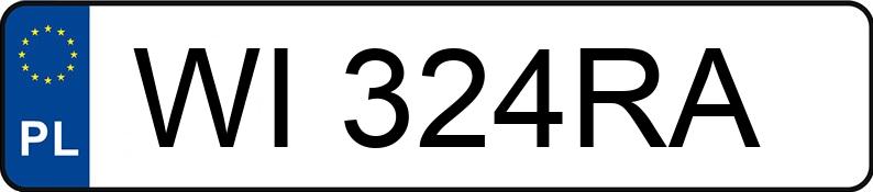 Numer rejestracyjny WI 324RA posiada BMW X1 MR`13 E5 E84 xDrive28i - WI324RA