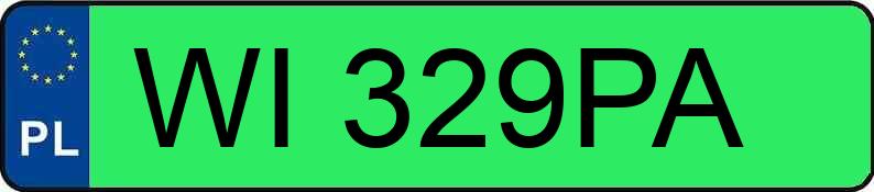 Numer rejestracyjny WI 329PA posiada TESLA Model 3 MR`24 Standard Range 58kWh CVT - WI329PA