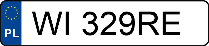 Numer rejestracyjny WI 329RE posiada VOLKSWAGEN TRANSPORTER - WI329RE