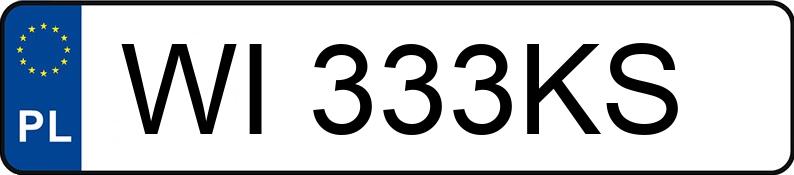 Numer rejestracyjny WI 333KS posiada BMW X3 MR`18 E6 G01 xDrive20i Step - WI333KS Numer rejestracyjny WI 333KS posiada BMW X3 MR`18 E6 G01 xDrive20i Step - WI333KS