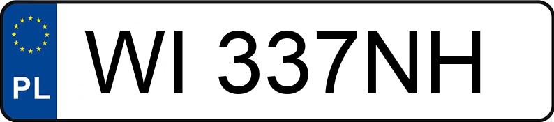 Numer rejestracyjny WI 337NH posiada TOYOTA TOYOTA COROLLA - WI337NH