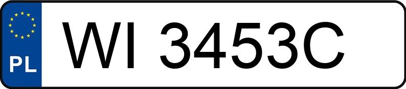 Numer rejestracyjny WI 3453C posiada IVECO DAILY 2.8 TDI - WI3453C