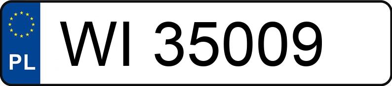 Numer rejestracyjny WI 35009 posiada DAEWOO-FSO MOTOR POLONEZ TRUCK PLUS DC 1.9D - WI35009