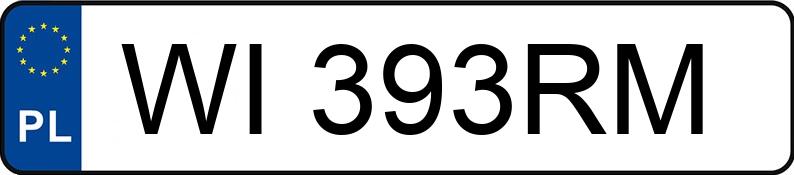 Le numéro d’enregistrement WI 393RM a TOYOTA Camry Hybrid MR`24 E6AP - WI393RM