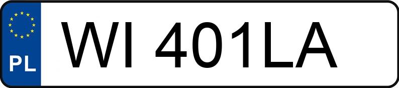 Numer rejestracyjny WI 401LA posiada SKODA Fabia III 1.0 TSI MR`19 E6d Ambition DSG - WI401LA