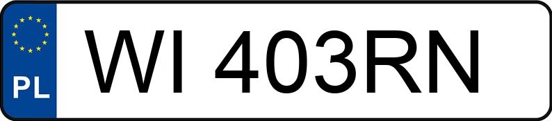 Numer rejestracyjny WI 403RN posiada VOLKSWAGEN Passat B7 2.0 TDI-CR MR`10 E5 Comfortline BMT 4MOTION - WI403RN