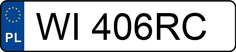 Numer rejestracyjny WI 406RC posiada SKODA OCTAVIA - WI406RC