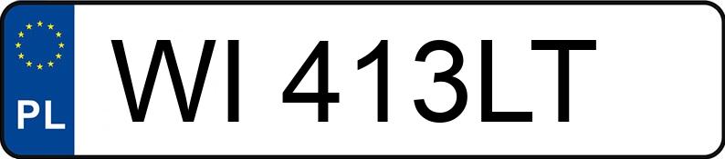 Numer rejestracyjny WI 413LT posiada BMW 520 Diesel MR`16 E6c/d G30 xDrive Steptronic - WI413LT