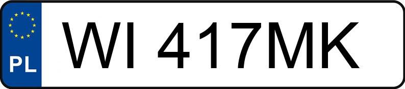 Numer rejestracyjny WI 417MK posiada SKODA Scala 1.6 TDI-CR MR`19 E6d Style - WI417MK