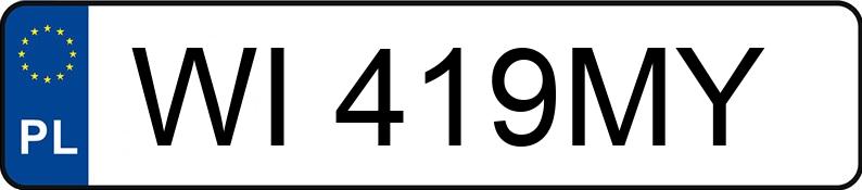 Numer rejestracyjny WI 419MY posiada VOLKSWAGEN CRAFTER - WI419MY Numer rejestracyjny WI 419MY posiada VOLKSWAGEN CRAFTER - WI419MY